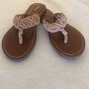 Roxy Crochet Flip Flops